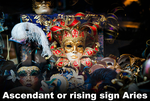 01 Ascendant or rising sign Areis